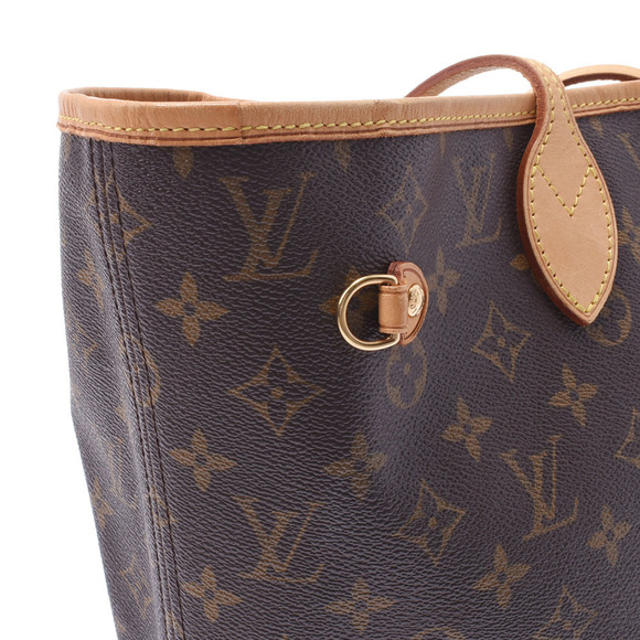 Louis Vuitton Monogram Neverfull Brown Canvas Tote Bag - Picture 9 of 12